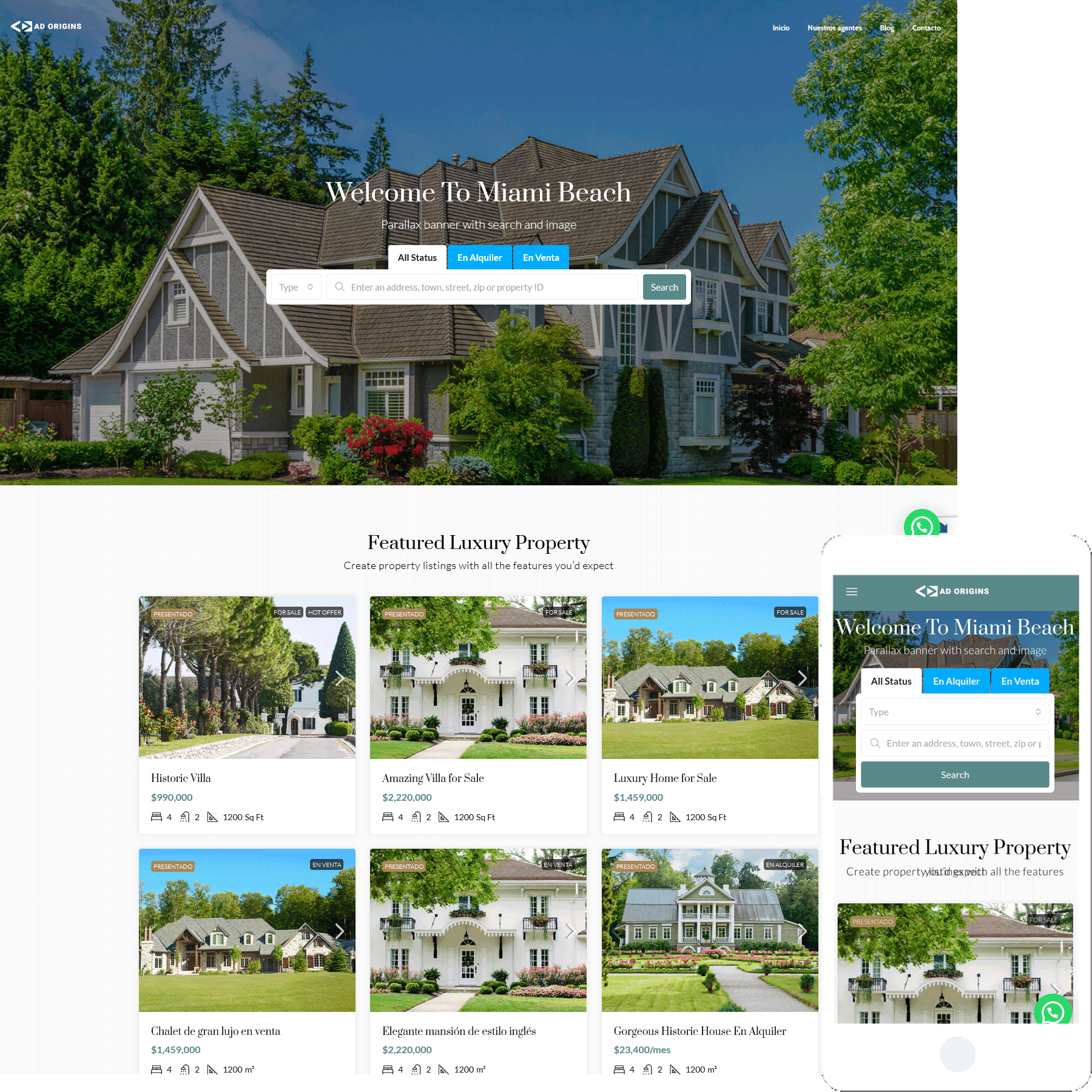 Demo luxury web adorigins
